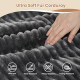 Modular Sectional Sofa No Assembly,165X110 Inch Plush Corduroy Large U Shaped Floor Couch Set with Deep Seat Chaise
