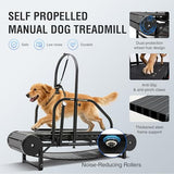 Dog Treadmill for Large Dogs Medium Dogs,Adjustable Ramp Canine Running Slatmill Machine with Pedometer for Exercise & Healthy & Fit Pet Life