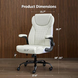 amseatec Office Chair, Executive PU Leather Chair