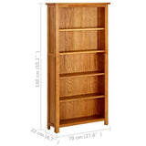 PTUGUOF 7 Tier Oak Bookcase with Natural Oak Finish and 78.7 x 8.9 Inch Shelves for Sturdy Storage