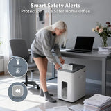 Heavy Duty Paper Shredder: 400-Sheet Auto Feed P5 Micro-Cut Document Credit Card Shredding