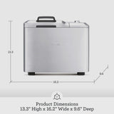 Breville BBM800XL Custom Loaf Bread Maker Machine, Brushed Stainless Steel