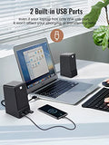 USB Computer Speakers,Hi-Fi Stereo PC Speakers,16W Desktop Speaker,Built-in DSP Sound Chip