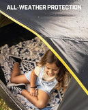 FanttikOutdoor Zeta C2 Camping Tent, 2 Person Instant Dome Tent, Easy Setup in 60s, Portable Waterproof Cabin Tent with Pre-Attached Poles & Air Vent, Ideal for Camping, Hiking, Backyard