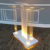 Podium Podium Acrylic Lectern Pulpit Clear Podium Stand, Floor Podium,Church Podium