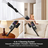 EurekaCordless Vacuum - 50 Min Runtime for Large Homes, 5.5 lbs Lightweight, Ideal for Pet Hair & Allergies on Hardwood & Carpet ReactiClean 410