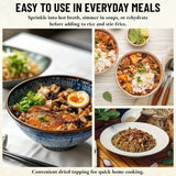 Dried Mixed Mushrooms for Ramen Toppings, 6 oz Mushroom Medley with Oyster, King Oyster, Wood Ear, Shiitake & Button Mushrooms, Dried Mushroom Blend for Soup, Hot Pot, Stir-Fry & Noodles