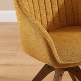 Art Leon Desk Chair No Wheels - Mid Century Modern Office Chair