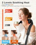 JZBRAIN Neck and Shoulder Massager with Heat : Cordless Kneading Neck Massager for Pain Relief Deep Tissue - 3 Modes, 2 Intensity & 2 Heat Settings, Hands-Free Daily Comfort for Office and Home Use