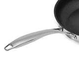 2-Piece Non-Stick Stainless Steel Fry Pan Set, 10-Inch and 8-Inch Amazon Basics