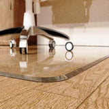 Office Chair Mat for Carpet or Hardwood Floor 42" x 42" Clear Chair Mats for a Smooth Glide and Easy Roll On/Off