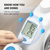 Under Desk Bike Pedal Exerciser, Quiet Magnetic Mini Exercise Bike with MERACH App for Arm, Leg Recovery, Physical Therapy, Smooth Foot Desk Cycle