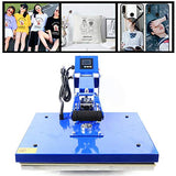 Heat Press Machine for T-Shirt Printing, 16" x 20" Auto Open, Stainless Steel