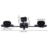 Leg Stretcher, 100kg/220.46lbs Heavy Duty Profi Leg Stretcher Machine Gymnastics Yoga Splits Leg Stretching Flexibility Equipment MMA Training Machine Martial Arts Gear for Home Gym Training Fitness HASANEN