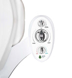 Zen Bidet Warm Hot and Cold Bidet Attachment- Dual Nozzle Warm Water Bidet Attachment for Toilet with Self-Cleaning Nozzles and Ceramic Valves - Easy to Install Bidet with Picture Instructions