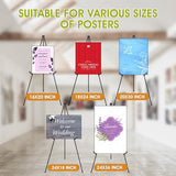 Easel Stand for Display, 10 Pack Portable Foldable Metal Easel, Easels for Signs Wedding Logos