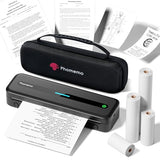 Phomemo Portable Printers Wireless for Travel, M832 Inkless Thermal Printer Support 8.5" X 11" & Multi Sizes, Bluetooth Mobile Printer