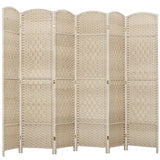 HOMCOM Room Divider, 6 Ft 6 Panel Folding Privacy Screen