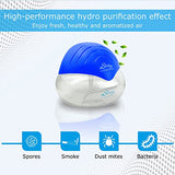Sirena Twister Air Purifier (Blue) - Water Filter Air Washer For Home and Office - Essential Oil Aroma Diffuser With LED Night light