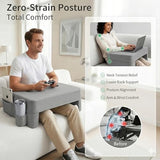 Soft Lap Desk Pillow for Laptop,Ultimate Lap Pillow with Cup Holder Pocket,Comfort Laptop Lap Desk for Bed