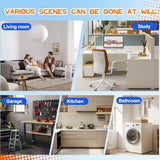 GAIOUS 79" Tall New Update Kitchen Pantry Cabinet, Metal Storage Cabinet | with 2 Doors and 5 Adjustable Shelves