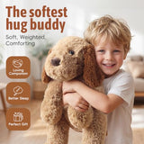 24"|4.5lb Weighted Stuffed Animal for Kids & Adults, Microwavable Dog Plush