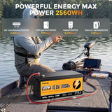 Rvpozwer 12V 200Ah LiFePO4 Deep Cycle Lithium Battery with 200A BMS 2 Pack
