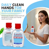 Latalia Mini Hand Sanitizer Travel Size Bulk Pack of 96 | 80% Alcohol Gel Unscented Non Drying Moisturizing For Non-Sticky