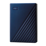 WD 5TB My Passport for Mac, Navy, Portable External Hard Drive with backup software and password protection