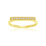 Oseew 14k gold 0.25CT Lab Grown Diamond Wedding Band For womens Stackable Bands and Wedding Rings(yellow gold) Engraving text