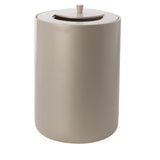 Maxi Collection Large Bathroom Trash Can – 6 Gallon Resin Waste Bin with Lid, 10x10x14 Inch Modern Garbage Can, Fits Standard 5-6 Gallon Bags (Pearl)