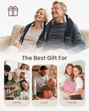 Cordless Neck Massager with Heat, Shiatsu Neck Shoulder Massager for Pain Relief Deep Tissue, 2 Heating Areas, 3 Modes Kneading Back Massager Presents/Gifts for Women, Men