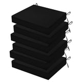 Outdoor Chair Cushions Set of 6, 18.5 x 16 Inch Patio Chair Cushions, Water Resistant