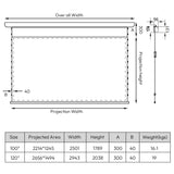 NothingProjector Projector Screen ALR, 100 inch Motorized Drop Down, Ambient Ceiling Light Rejecting, 4K UHD, Pull Down with Remote, Ultra Short Throw Projection, Wall Mount, Home Theater NothPJ