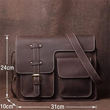 European Men's Large Capacity Zippered Crossbody Bag Waist(Style2)