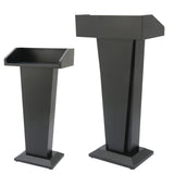 Iron Lectern Podium Stand - Modern Hotel Reception Information Desk for School Training & Lectures. Welcome Paint, Sturdy & Stylish Lecture Table