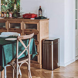 RASRGTRQ Garbage Recycling Bin Large Capacity Household Kitchen Rechargeable Trash Can