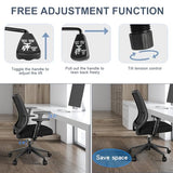 Schwake Ergonomic Office Chair Home Mesh Desk Chair with Adjustable Arms