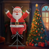 3D Splicing Holographic Display Fan 22'' 3 Pcs with Stand Set 3D Hologram Fan Led Projector Christmas Tree