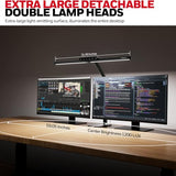 Honeywell LED Desk Lamp with Base - HJ1BK Sunturalux Eye-Caring Architect Desk Lamp for Home Office