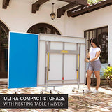 STIGA XTR Professional Outdoor Ping Pong Tables – All Weather Aluminum Waterproof Outdoor or Indoor Design with Net & Post - 10 Minute Easy Assembly Ping Pong Table with Compact Storage