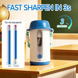 Electric Pencil Sharpener, Low Noise Fully Automatic Pencil Sharpener for Classroom,6.9-10.8mm Colored/Jumbo Pencils