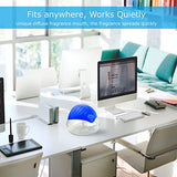 Sirena Twister Air Purifier (Blue) - Water Filter Air Washer For Home and Office - Essential Oil Aroma Diffuser With LED Night light