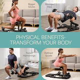 Lifepro Hip Thrust Machine – Adjustable Glutes Workout Equipment for Home – GluteBlast Foldable Booty Builder, Sissy Squat Machine