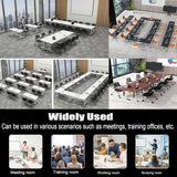 Modern Folding Conference Table,Conference Room Tables with Flip Top