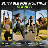 BeatBoost Ankle Wrist Weights for Women Men A Pair of 3 Lbs Arm Leg Weight Set with Adjustable Straps for Walking Pilates Exercise Workout Gym Aerobics Black
