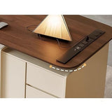 AQWASYUTER Office Computer Desk Solid Wood Desk