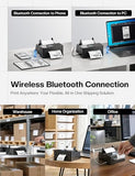 Phomemo Thermal Label Printer Upgraded with Touchable Screen, Shipping Label Printer for Small Business
