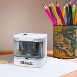 Products Electric Pencil Sharpener, Battery Powered Sharpener, 72 Count, Dual Holes Sharpeners for Standard No 2 Pencils