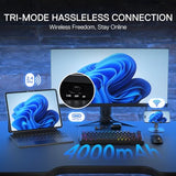 Wireless Gasket Gaming Keyboard w/Hype Screen & Knob, 81-Key Mechanical Keyboard
